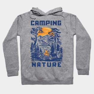 Camping on Nature Landscape Hoodie